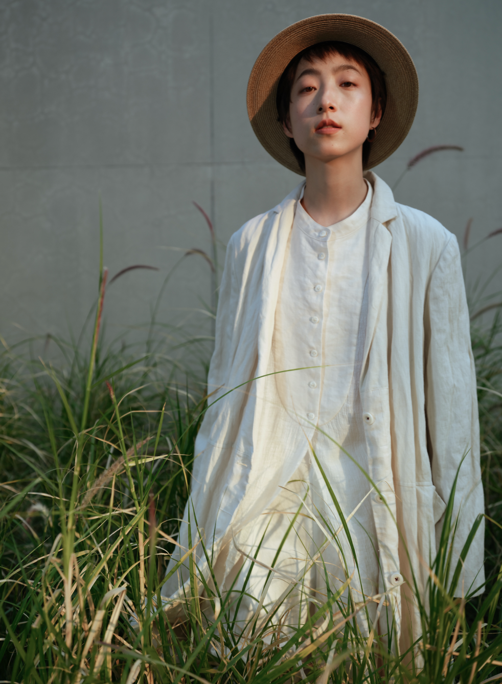 メタリックシワ加工ロングコート – 初 HATSUSIZU