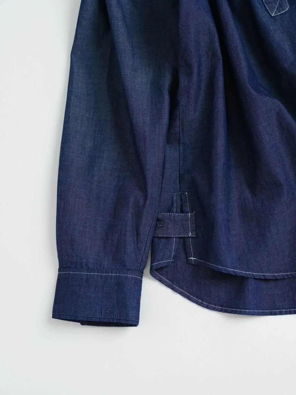 日系ベーシックデニムシャツ
