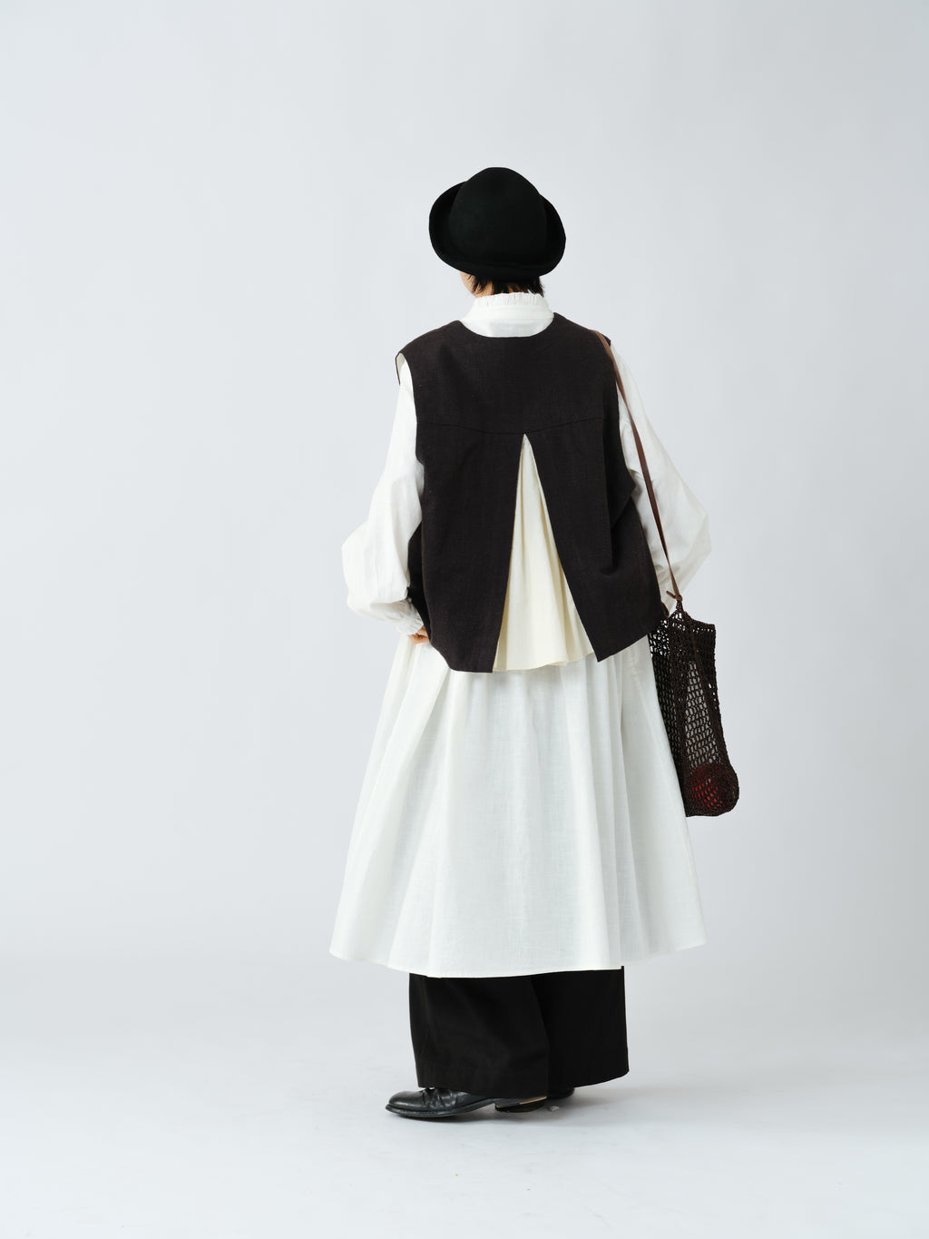 粗麻織りベスト