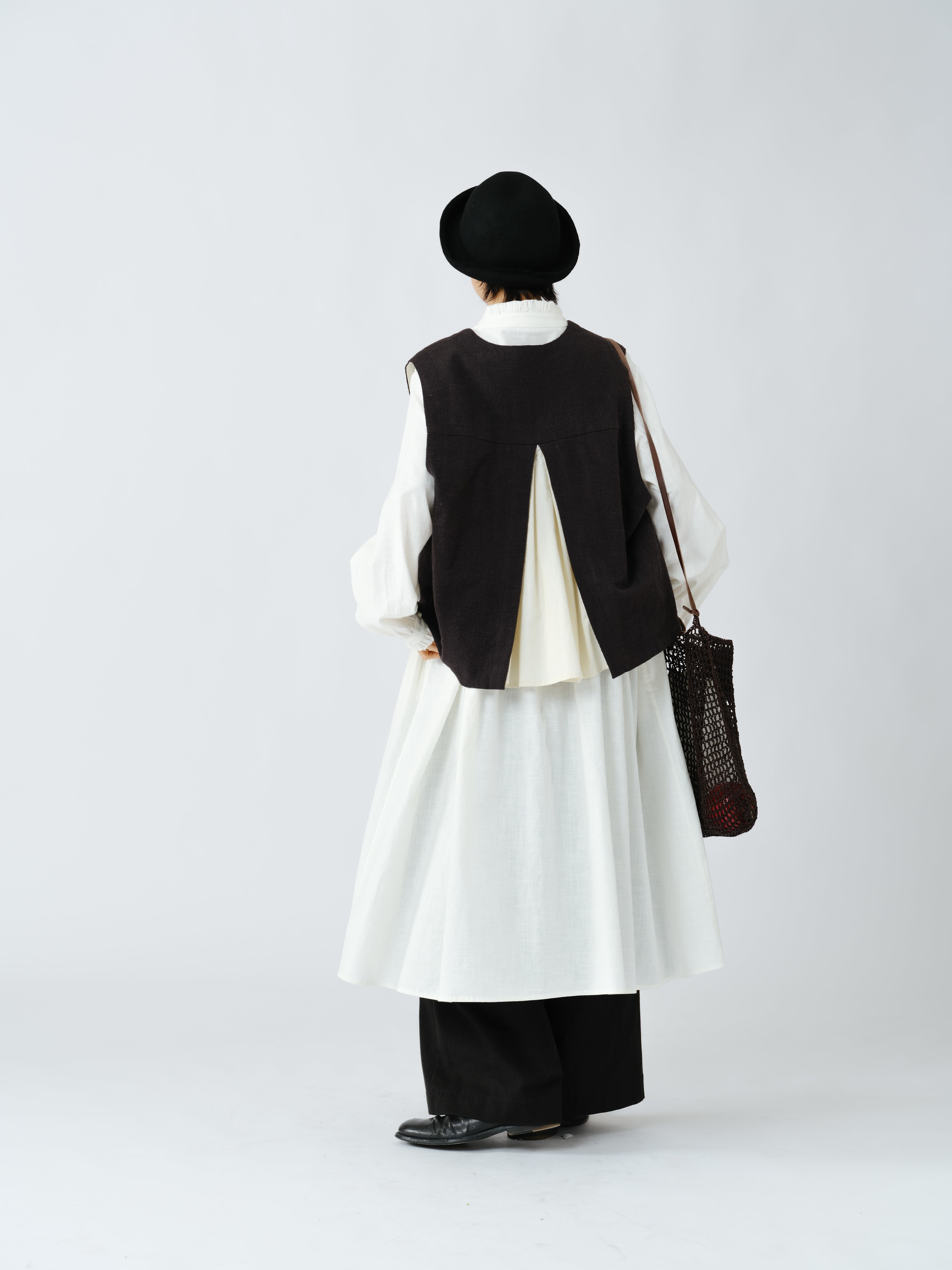 粗麻織りベスト