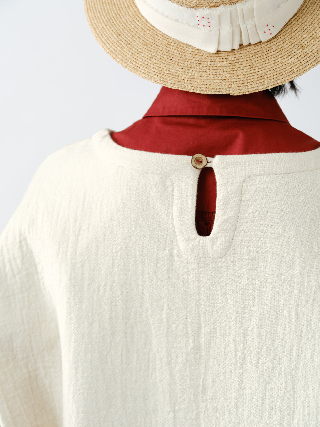 編地しぼ感プルオーバー