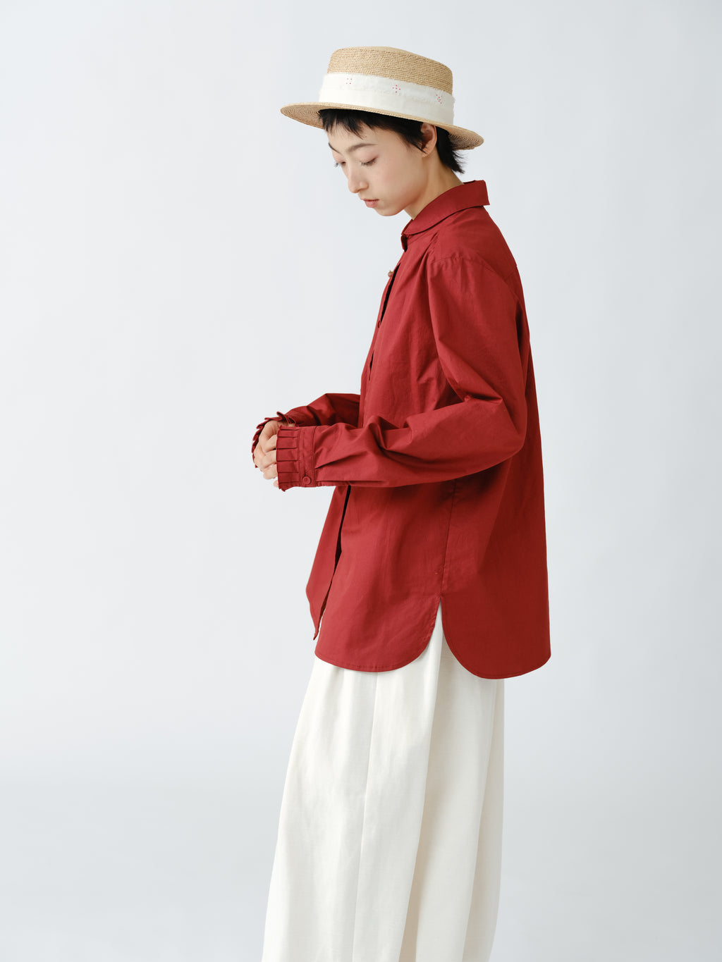 クラシック刺繍シャツ