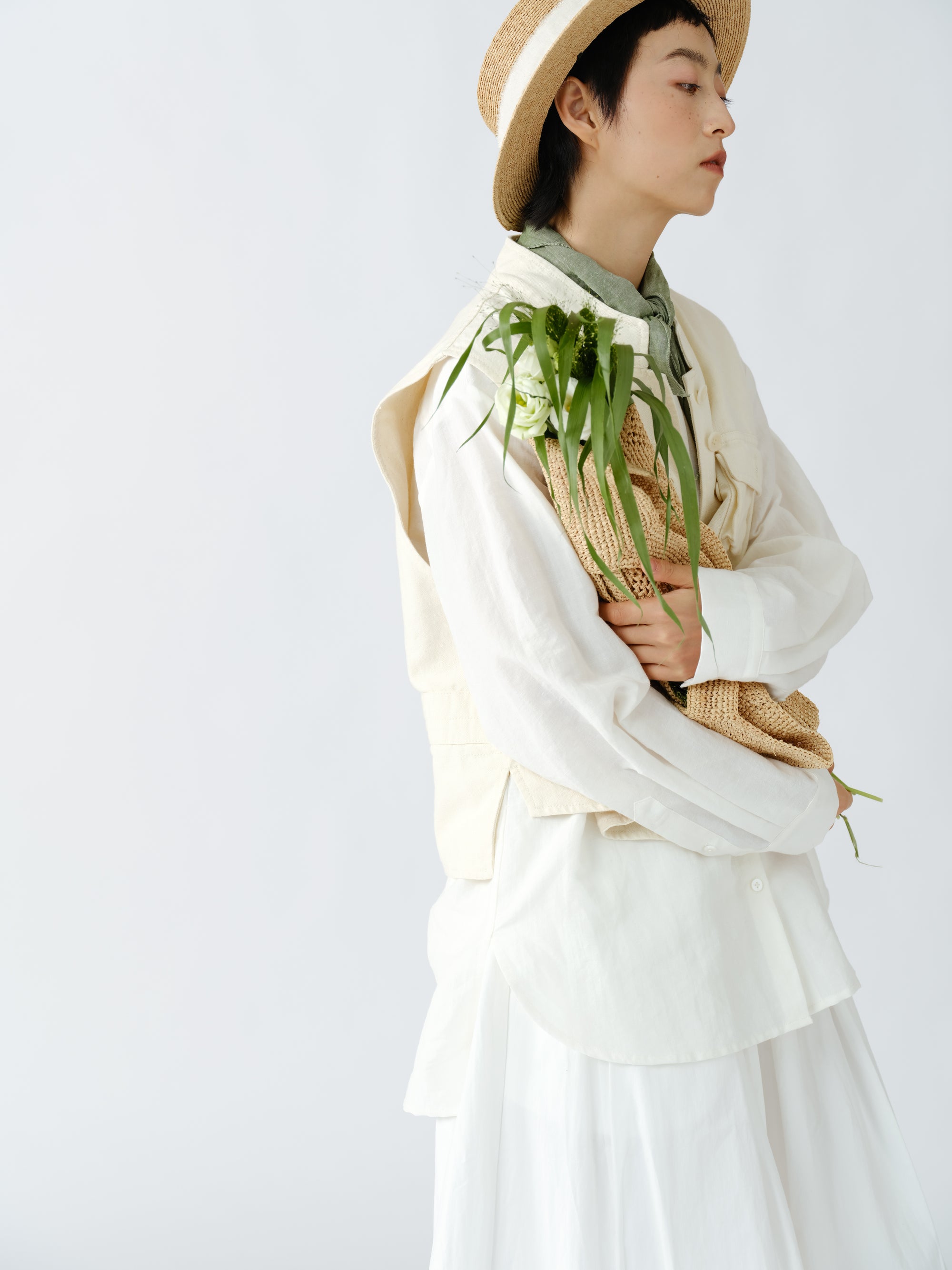 レトロカジュアルベスト