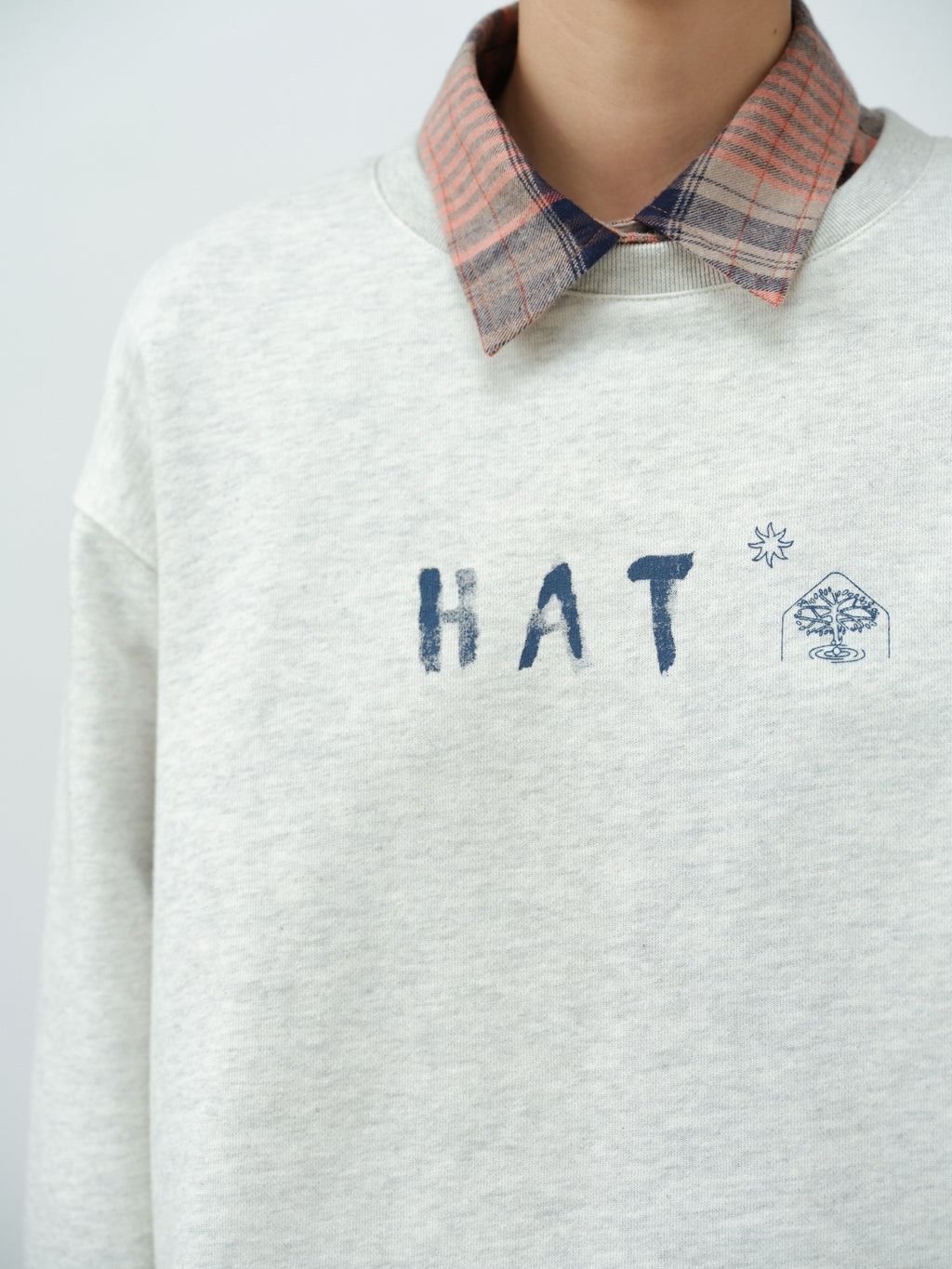 起毛チェックシャツ