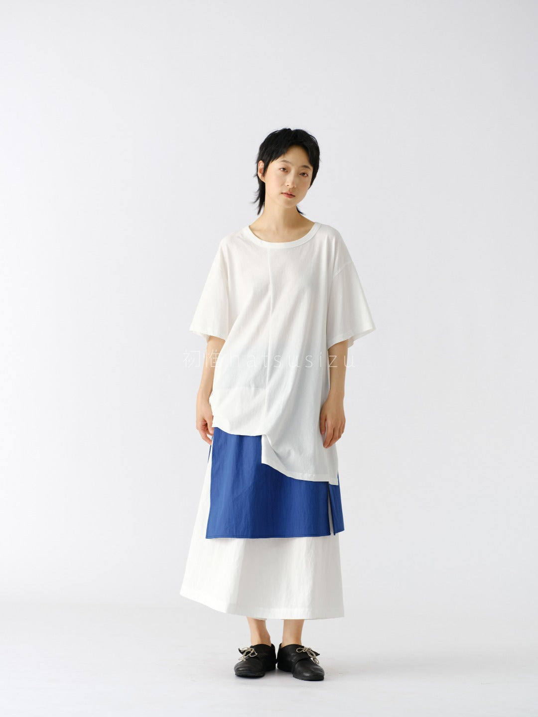 強撚コットンゆったりTシャツ