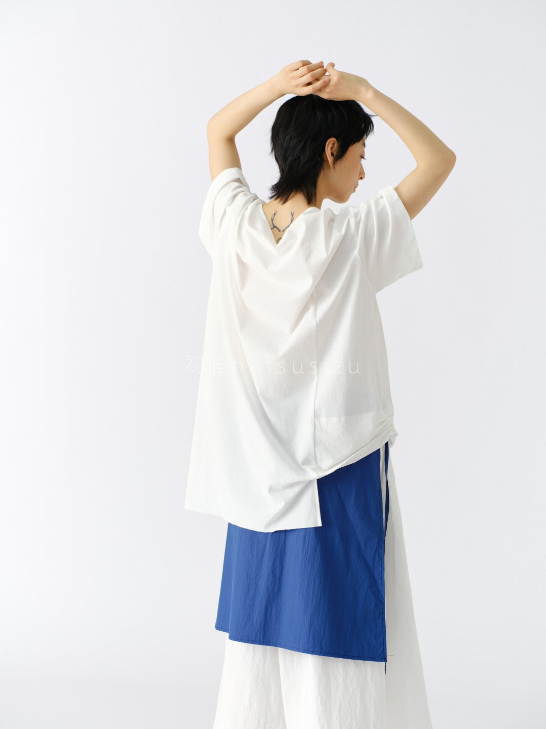 強撚コットンゆったりTシャツ