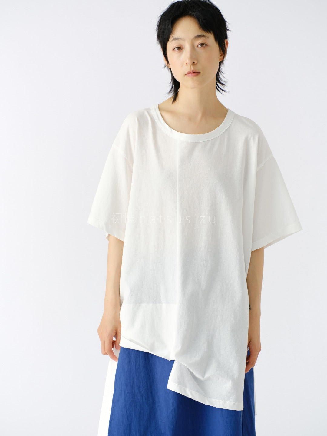 強撚コットンゆったりTシャツ