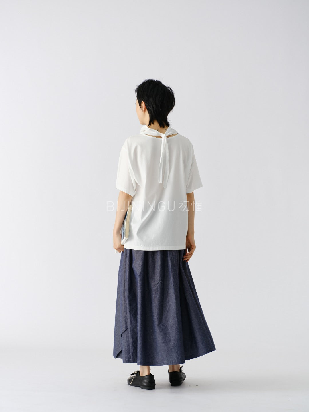バックリボン 半袖Tシャツ
