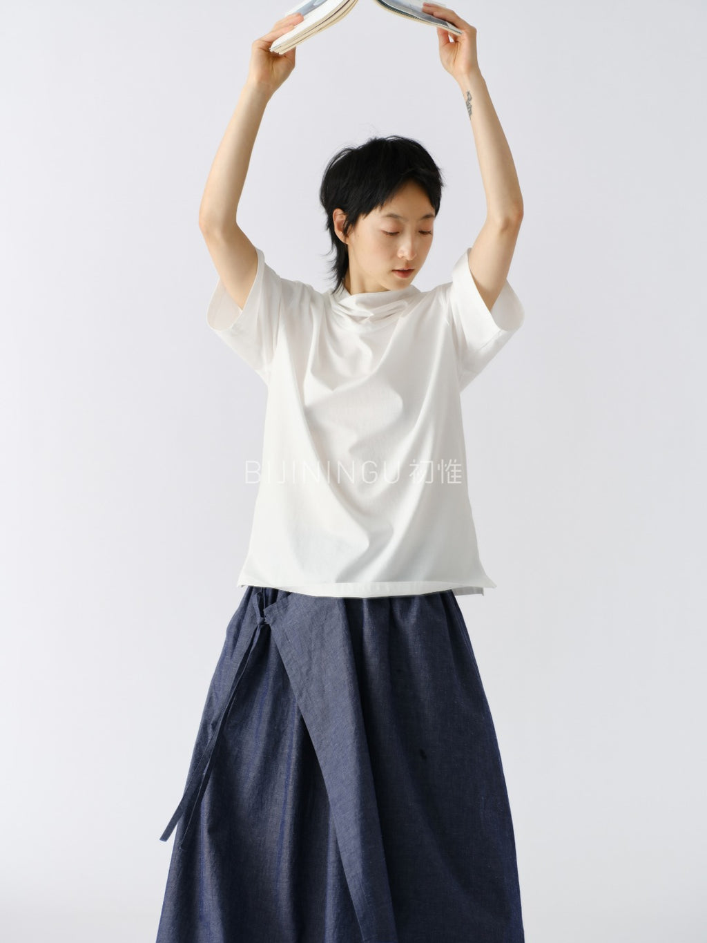 バックリボン 半袖Tシャツ