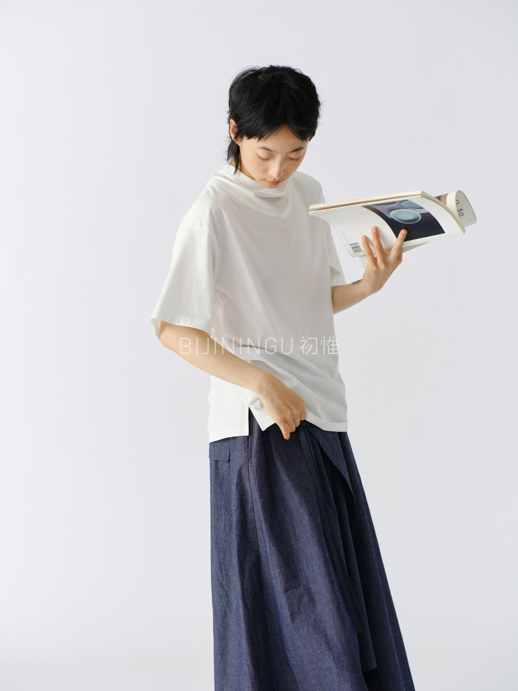 バックリボン 半袖Tシャツ