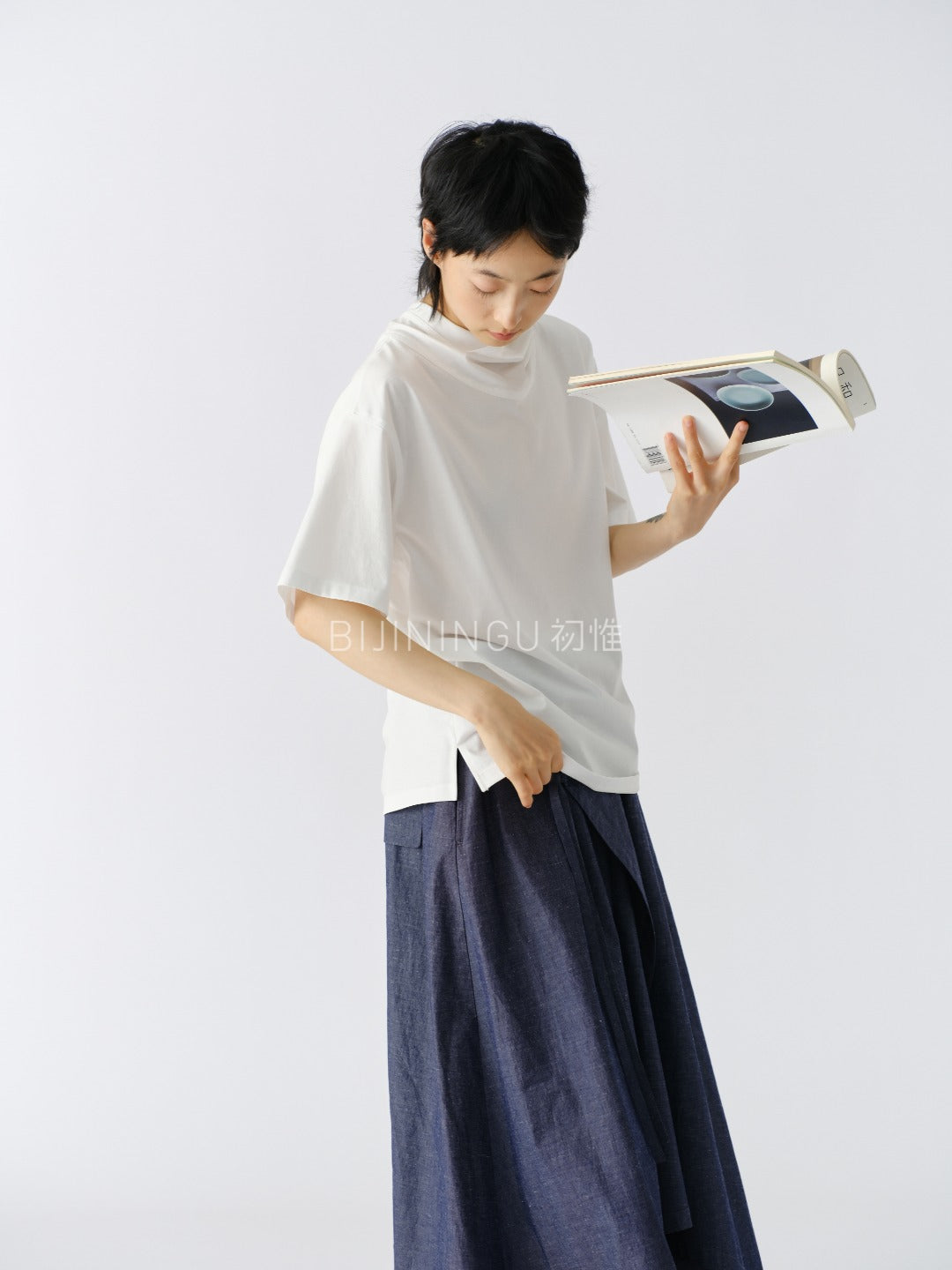 バックリボン 半袖Tシャツ
