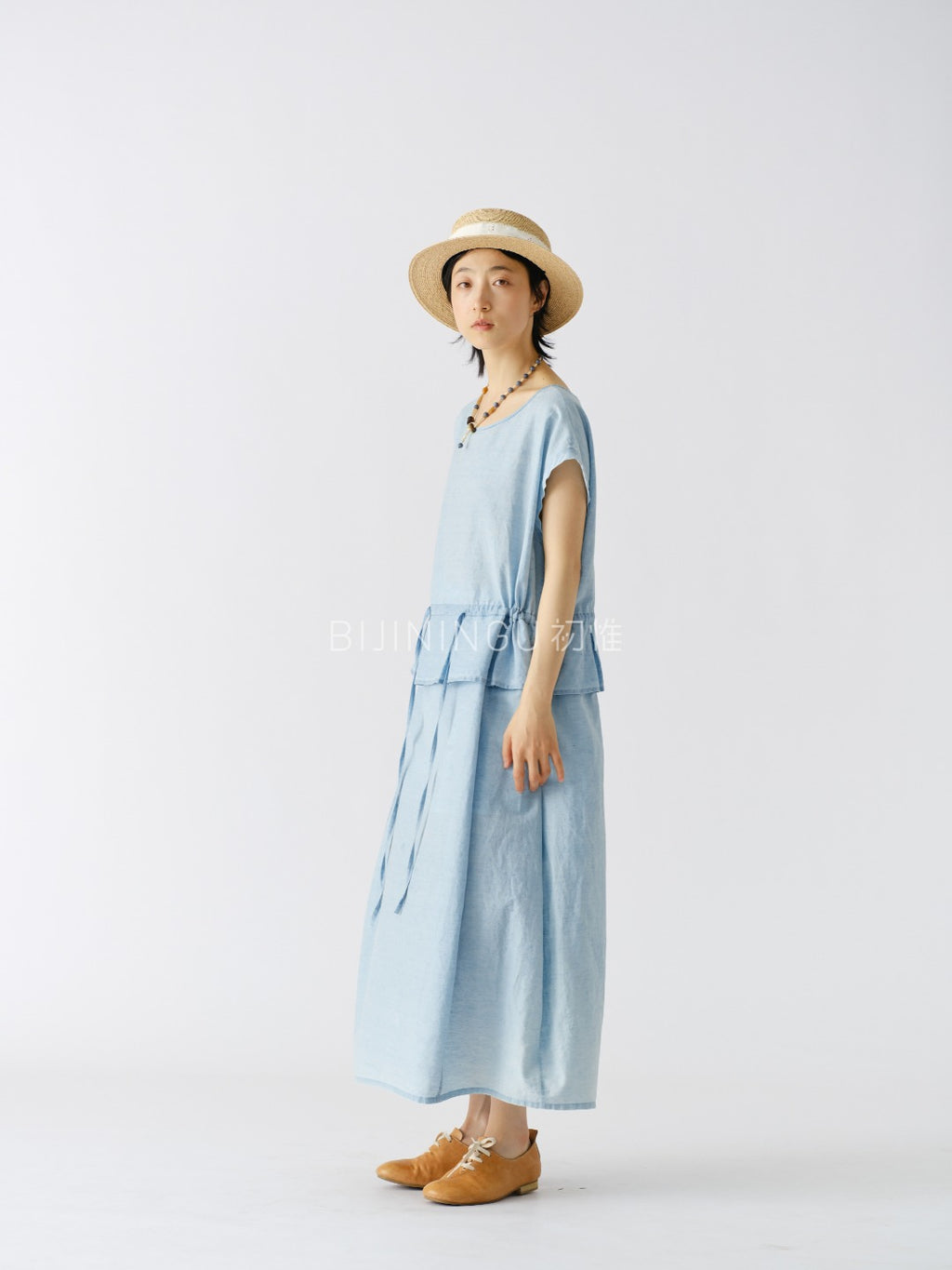 夏色ライトデニムワンピース