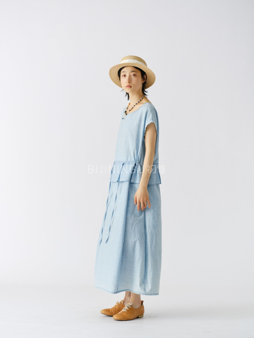 夏色ライトデニムワンピース