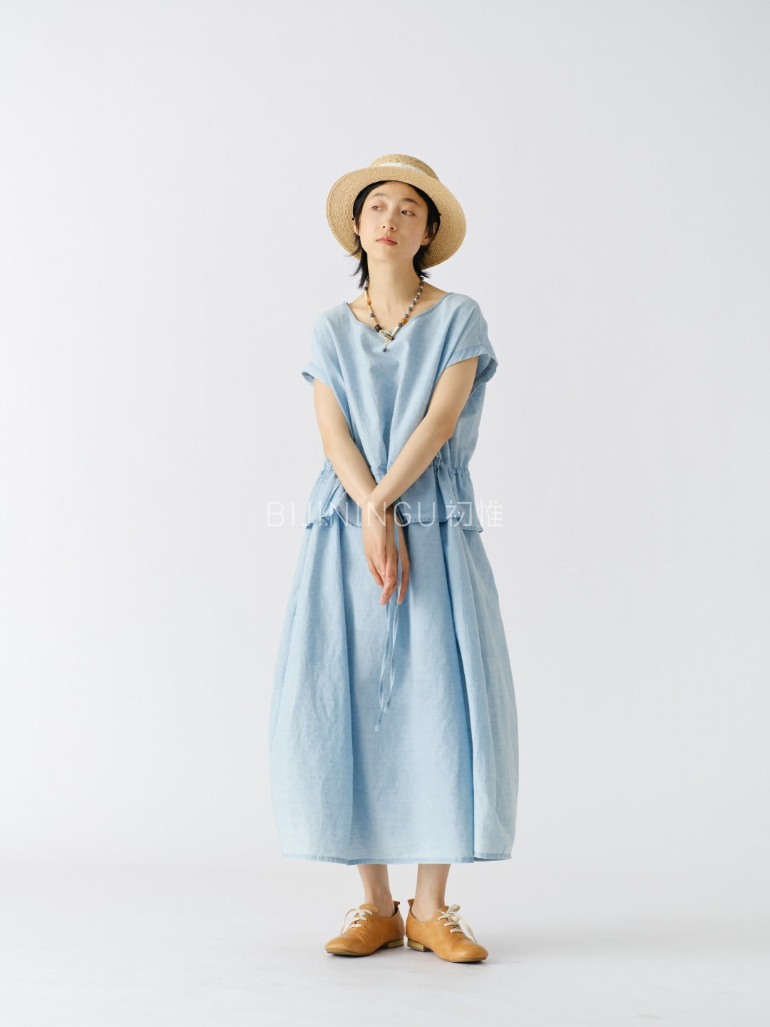 夏色ライトデニムワンピース