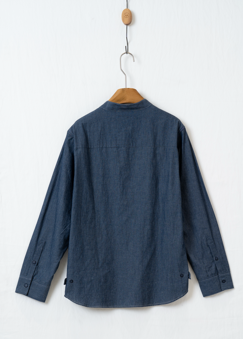 日系ベーシックデニムシャツ