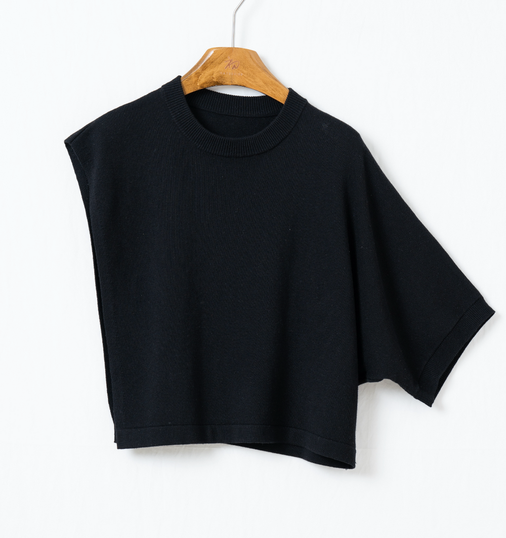 前衛デザインニットベスト