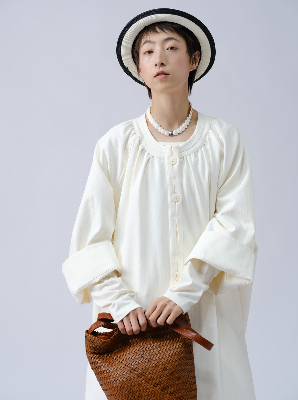 アーティスト風ルーズジャケット