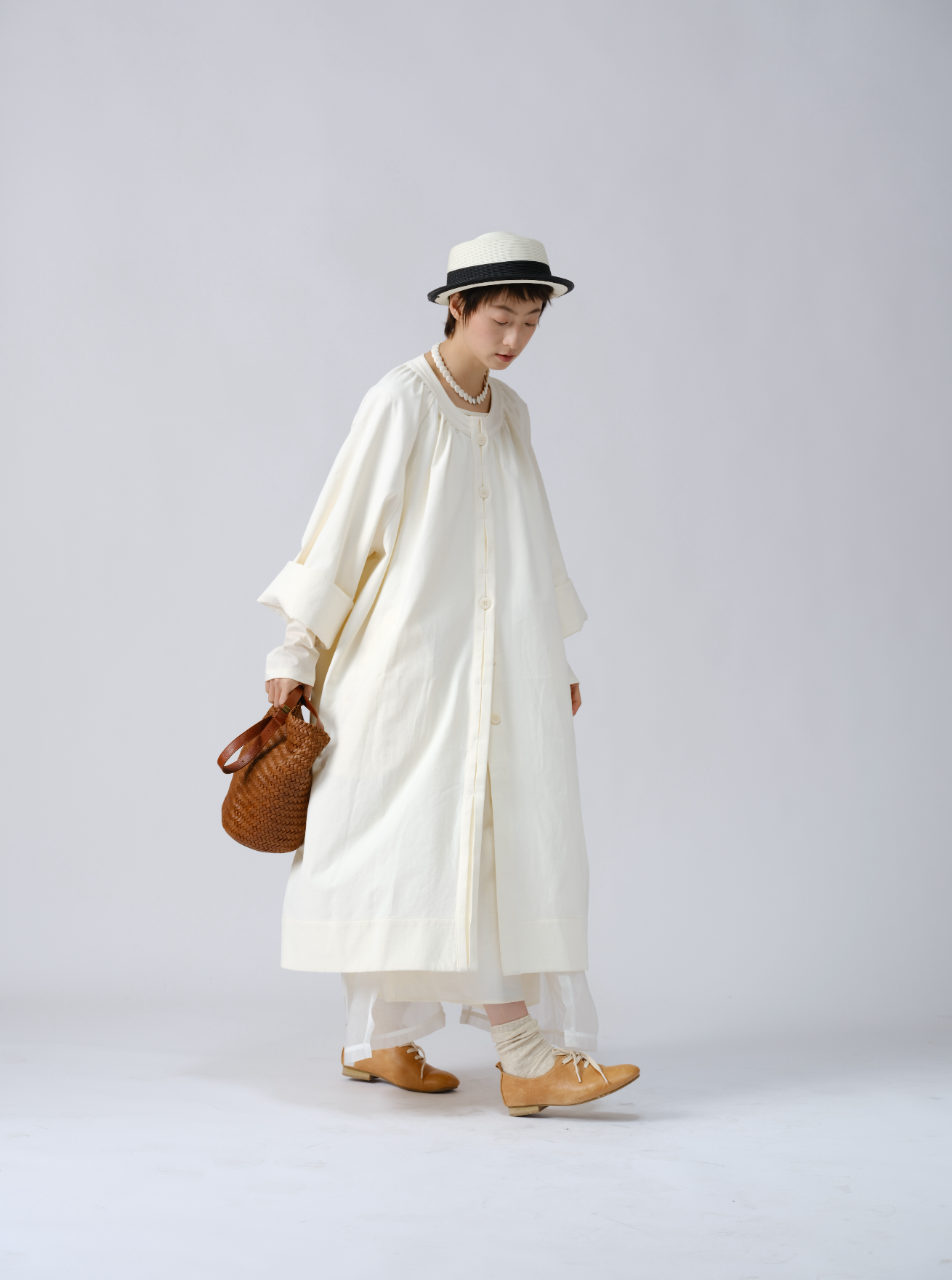 アーティスト風ルーズジャケット