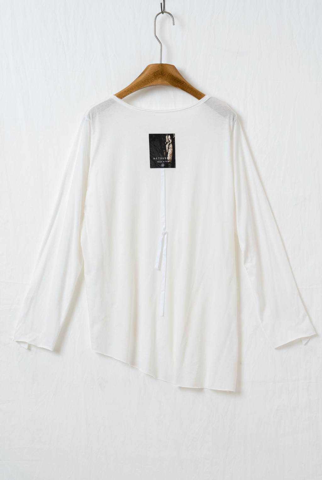 アシンメトリー長袖Tシャツ