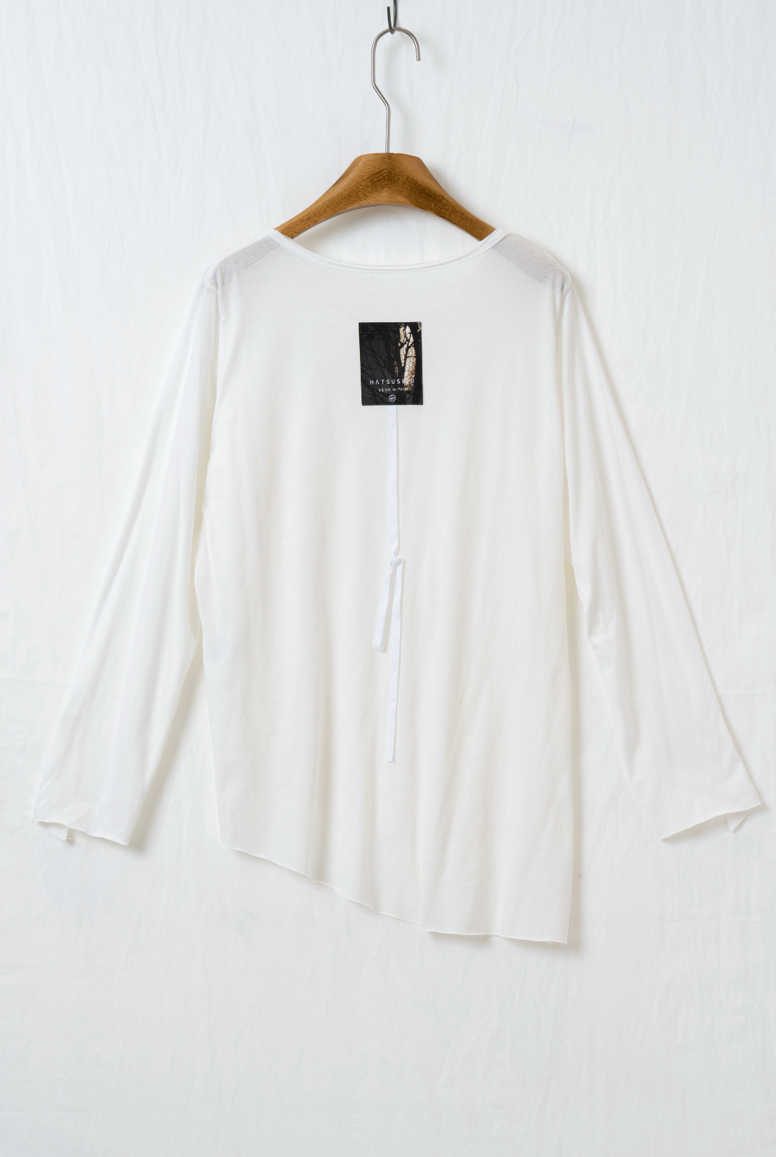 アシンメトリー長袖Tシャツ