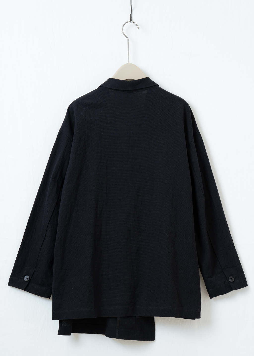 アシンメトリー紐付きジャケット