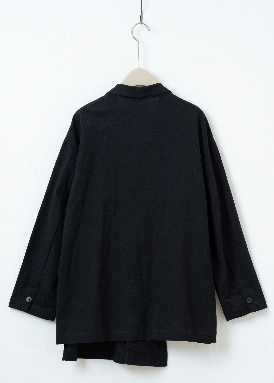 アシンメトリー紐付きジャケット