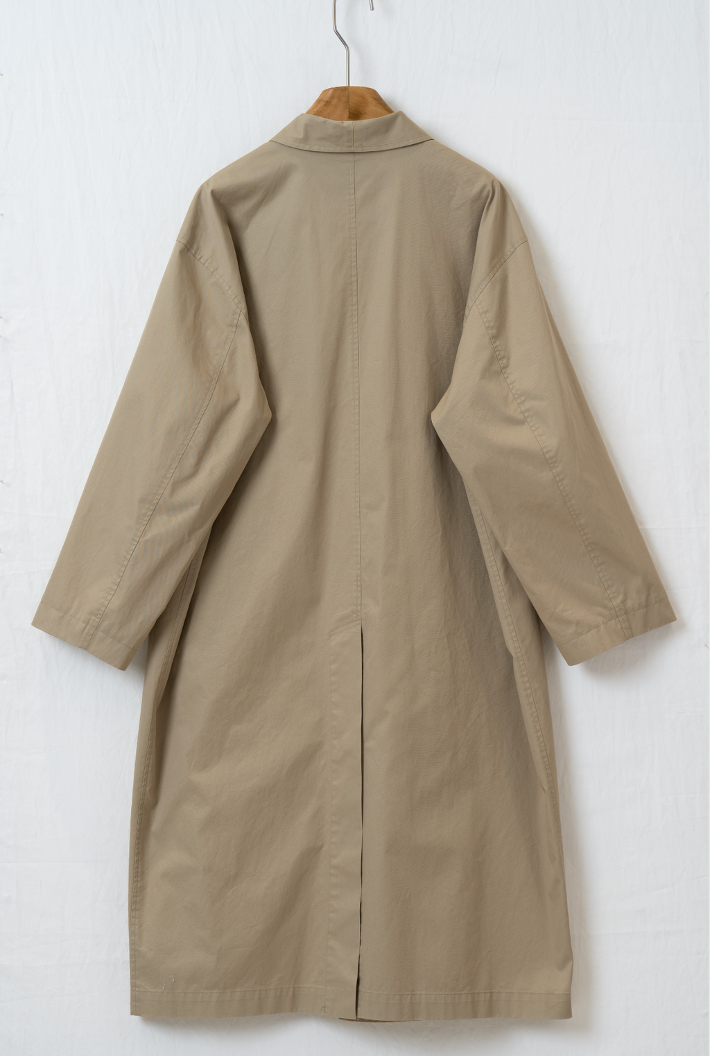 シンプルロングトレンチ