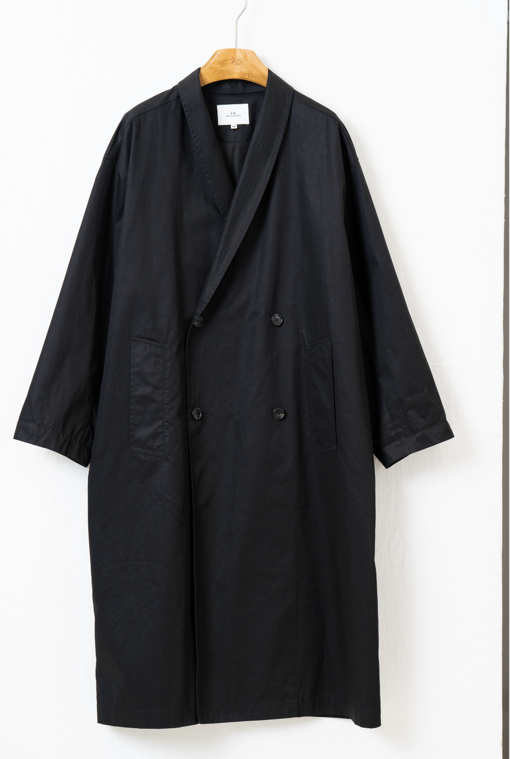 シンプルロングトレンチ