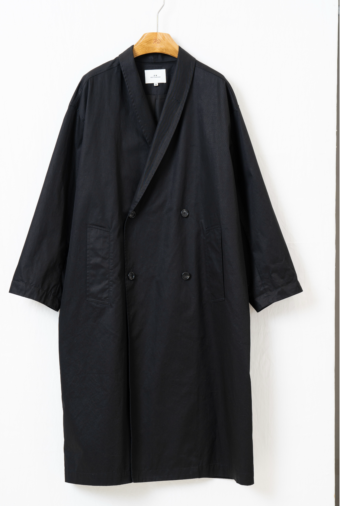 シンプルロングトレンチ