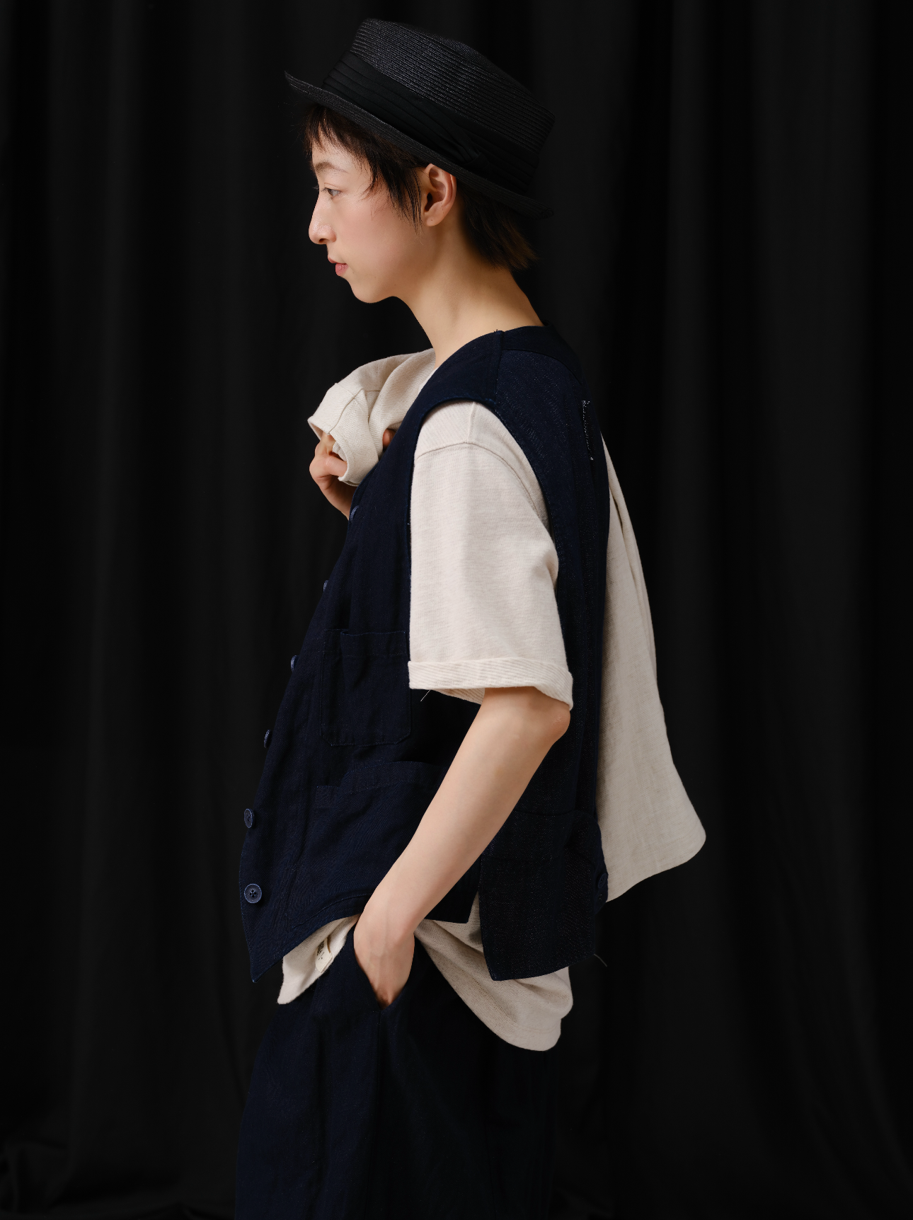 テクスチャーベーシック半袖Tシャツ