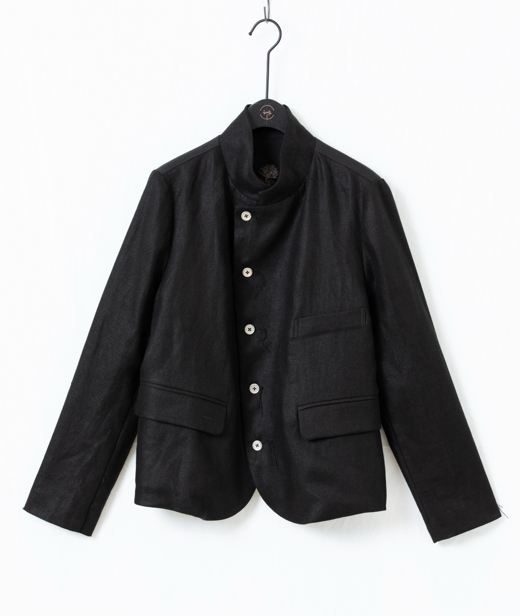 アーティスト風リネンジャケット