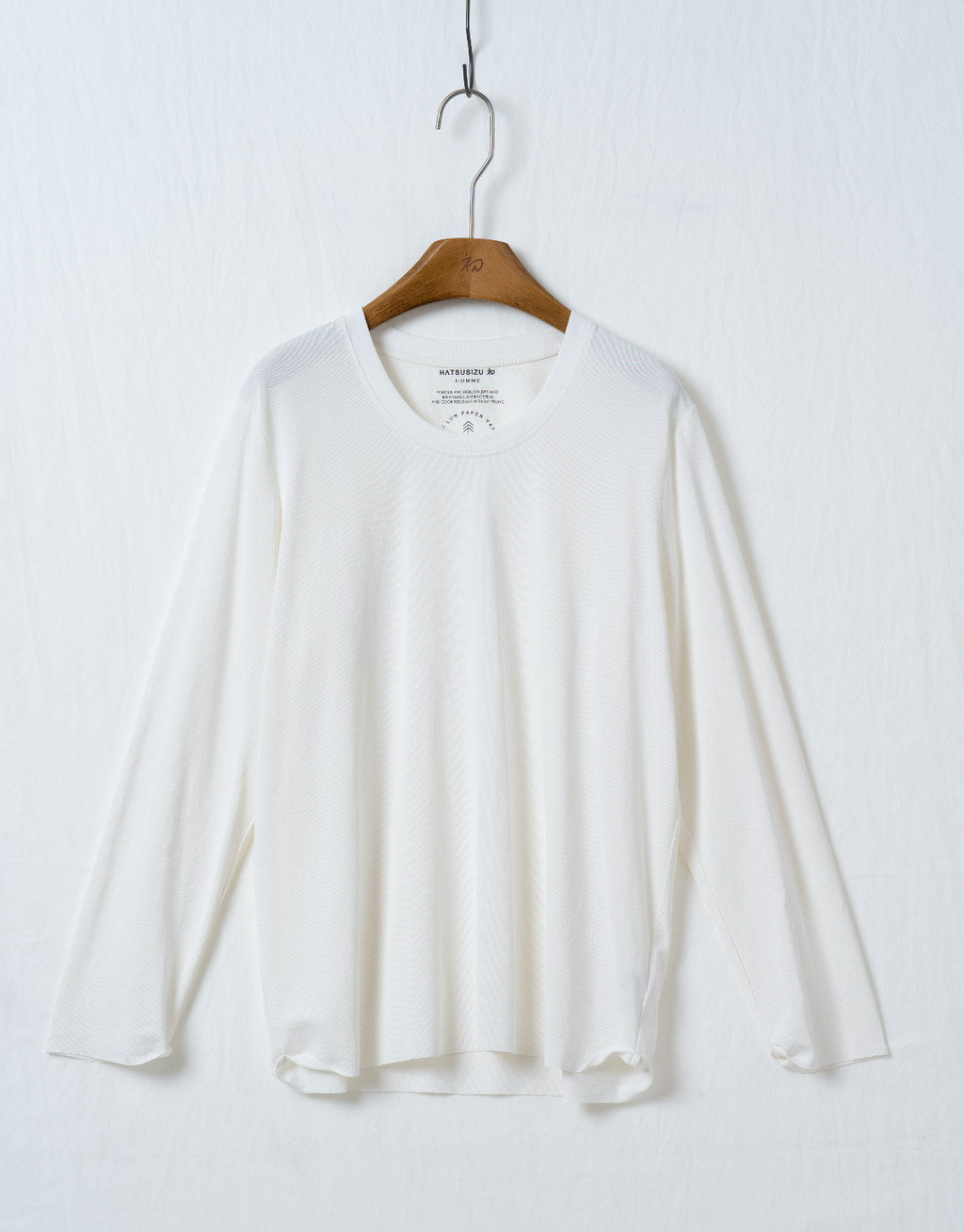 エコサイロンペーパー糸ロングTシャツ