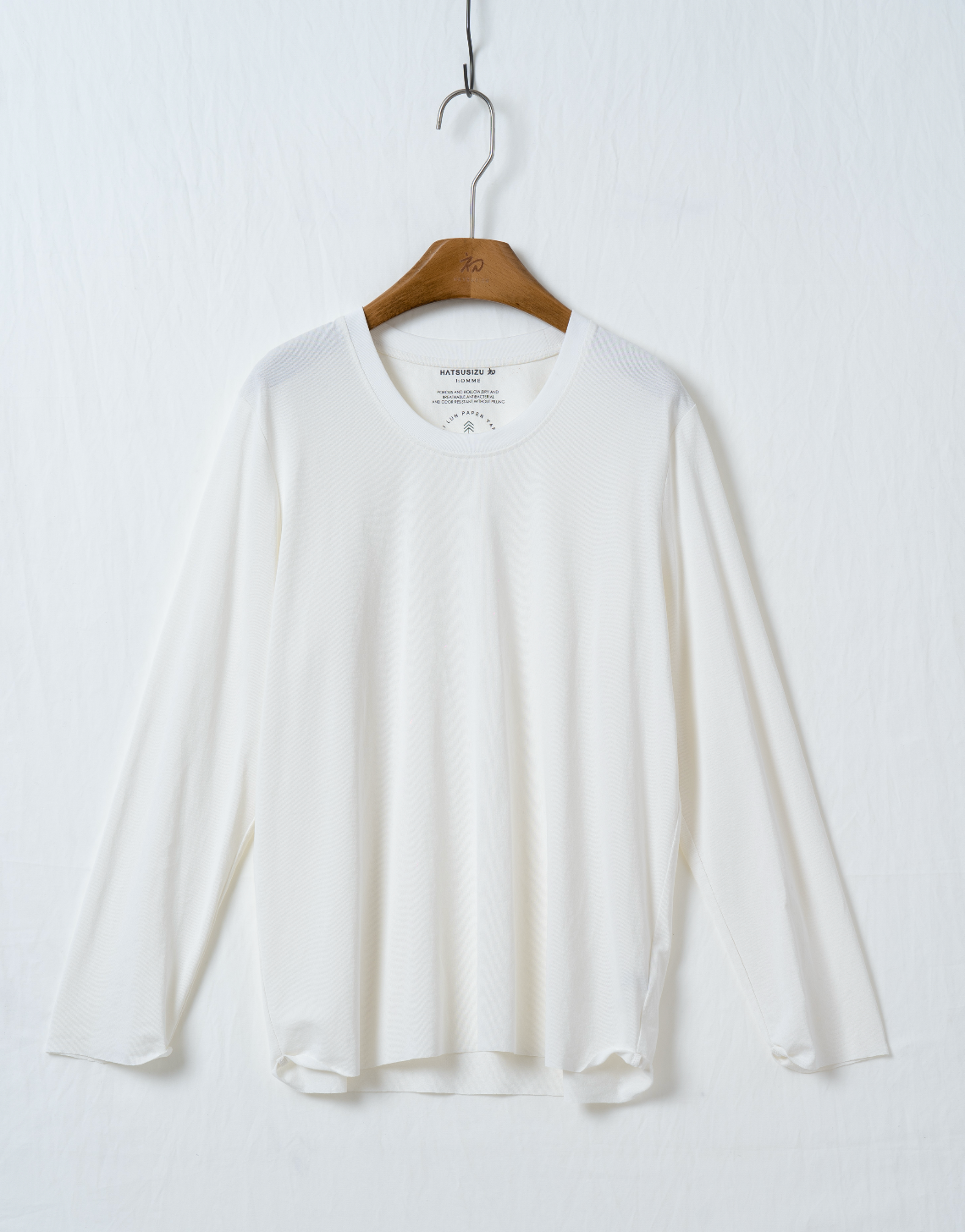 エコサイロンペーパー糸ロングTシャツ