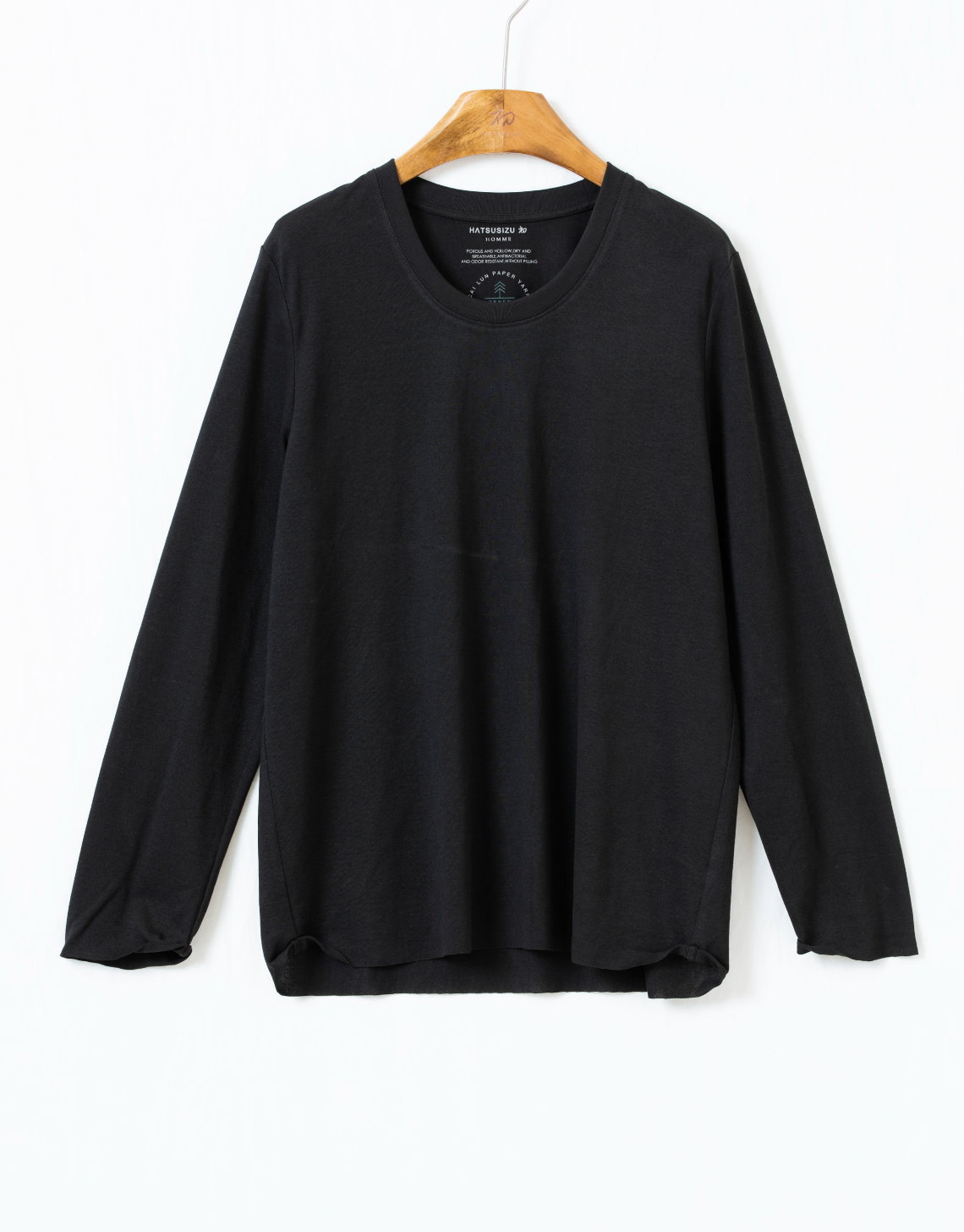 エコサイロンペーパー糸ロングTシャツ