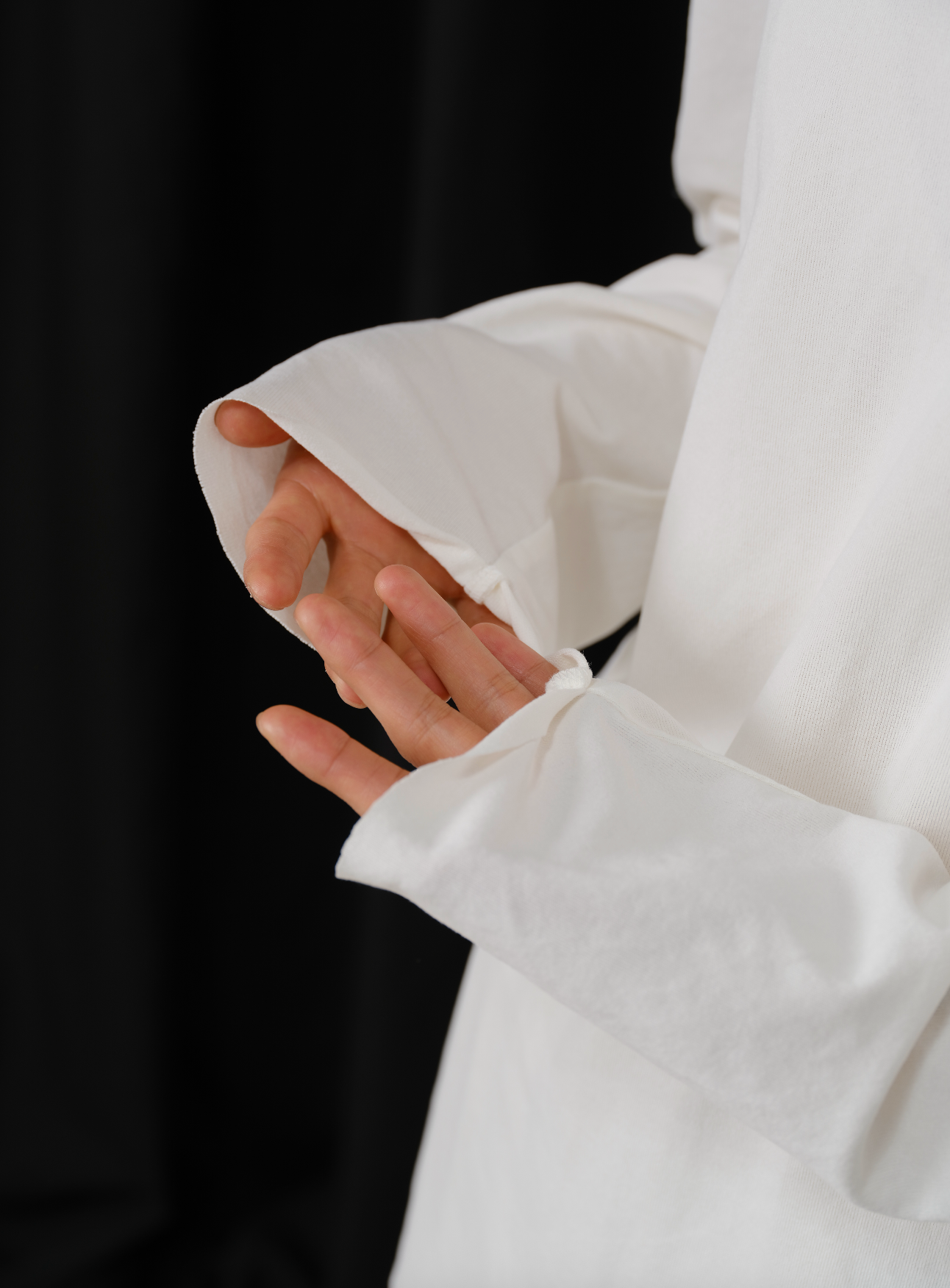 エコサイロンペーパー糸ロングTシャツ