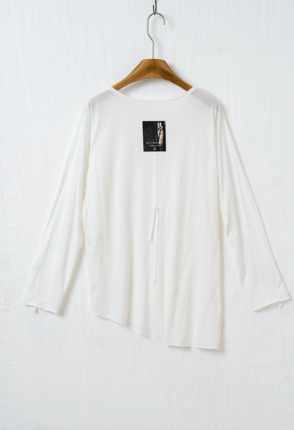 アシンメトリー長袖Tシャツ