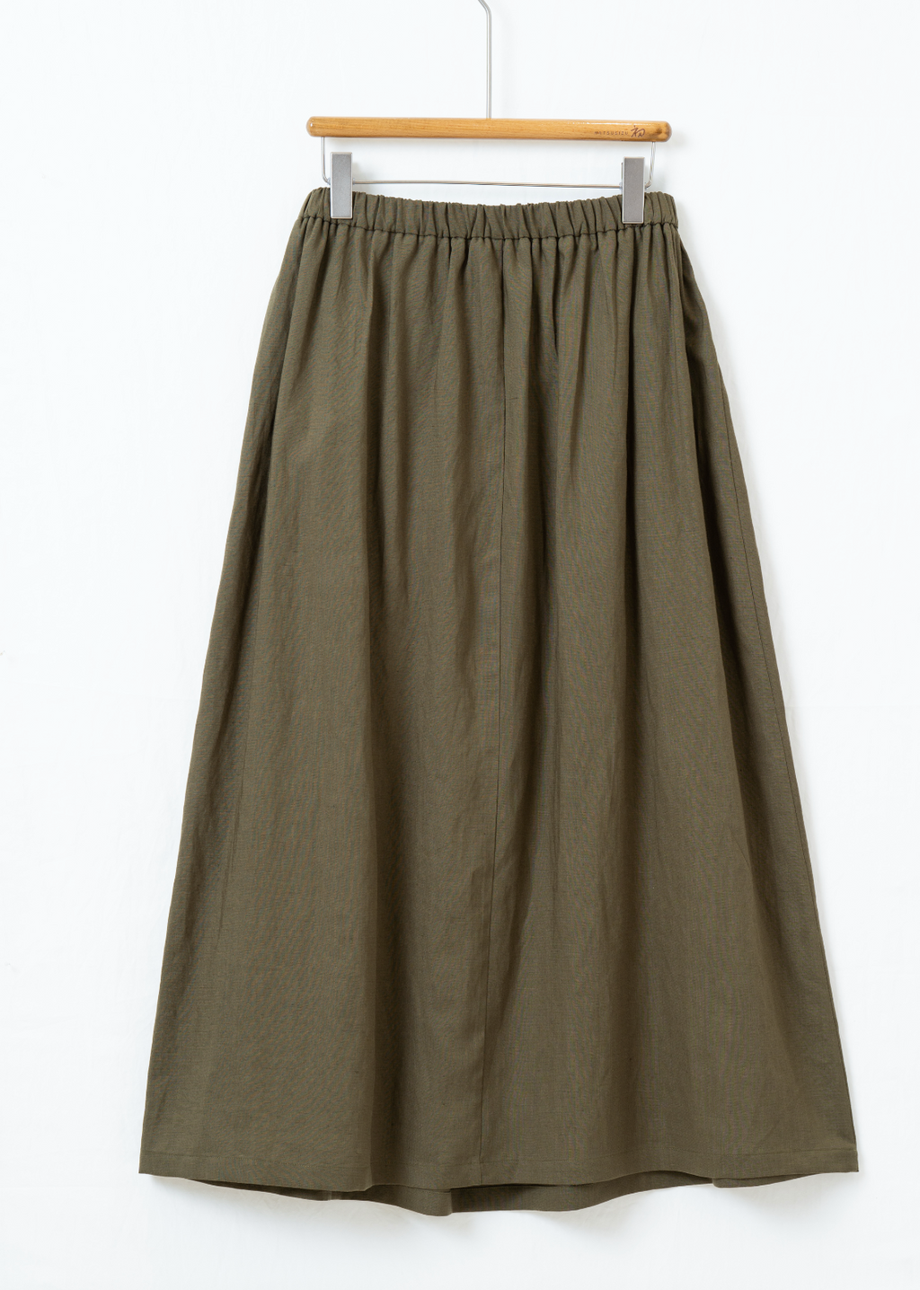 アート風ウエストシェイプロングスカート