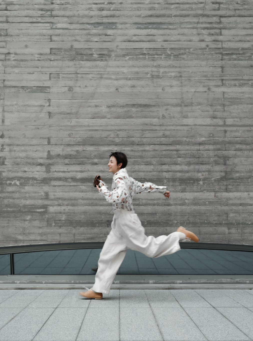 フルーツプリントアンティークシャツ