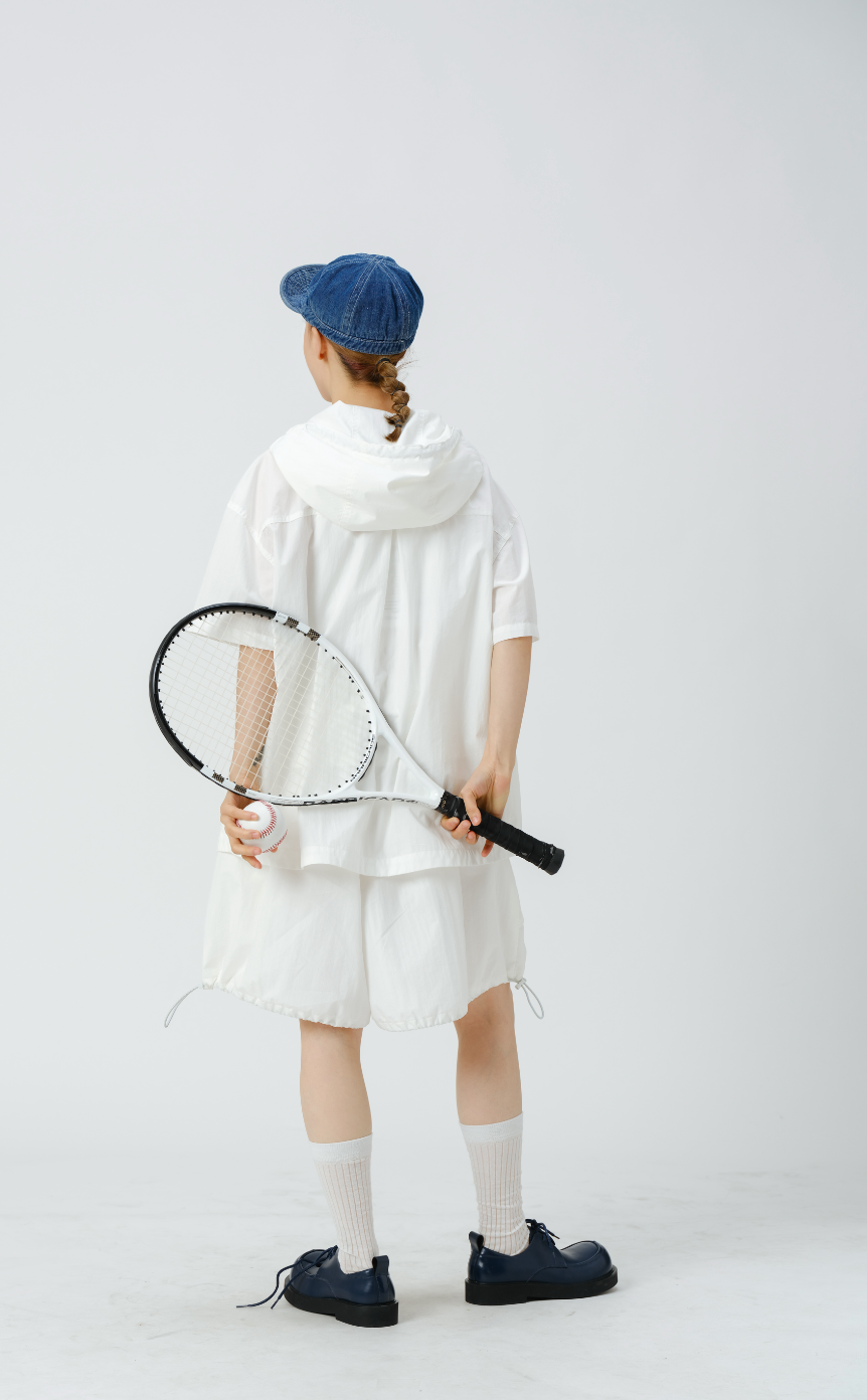パイピングワイドショーツ
