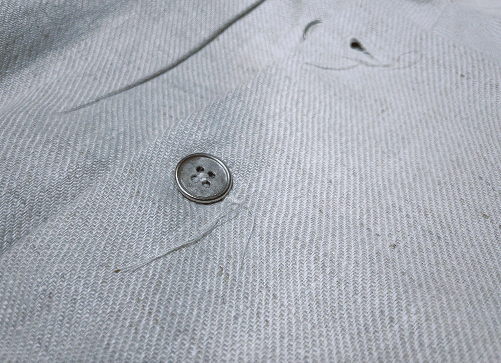 アーティスト風リネンジャケット