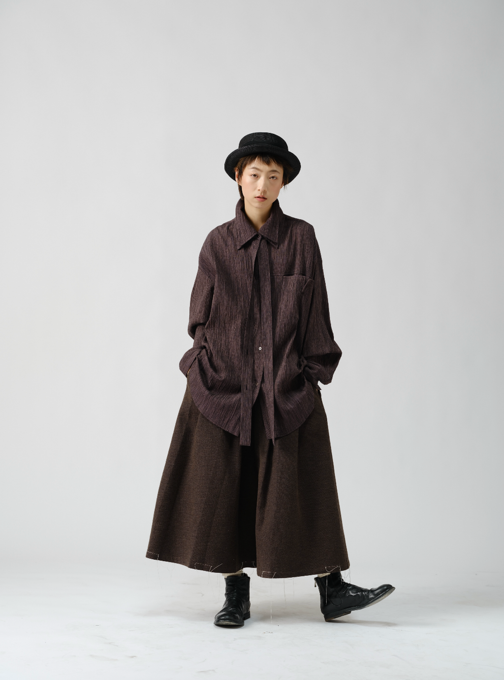 ダブルカラーアンティークシャツ