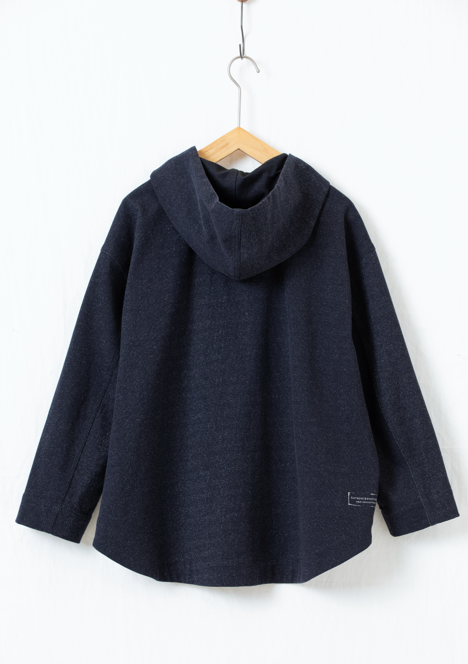 ニットデニムフーディーアウター