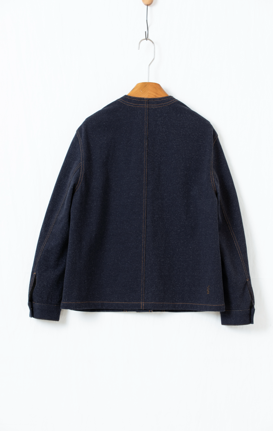 日系ニットデニムジャケット