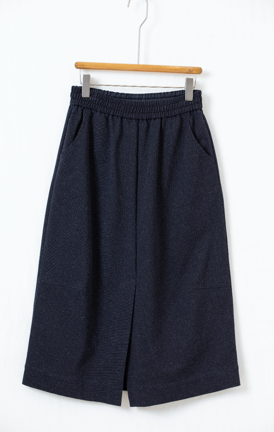 日系ニットデニムスカート