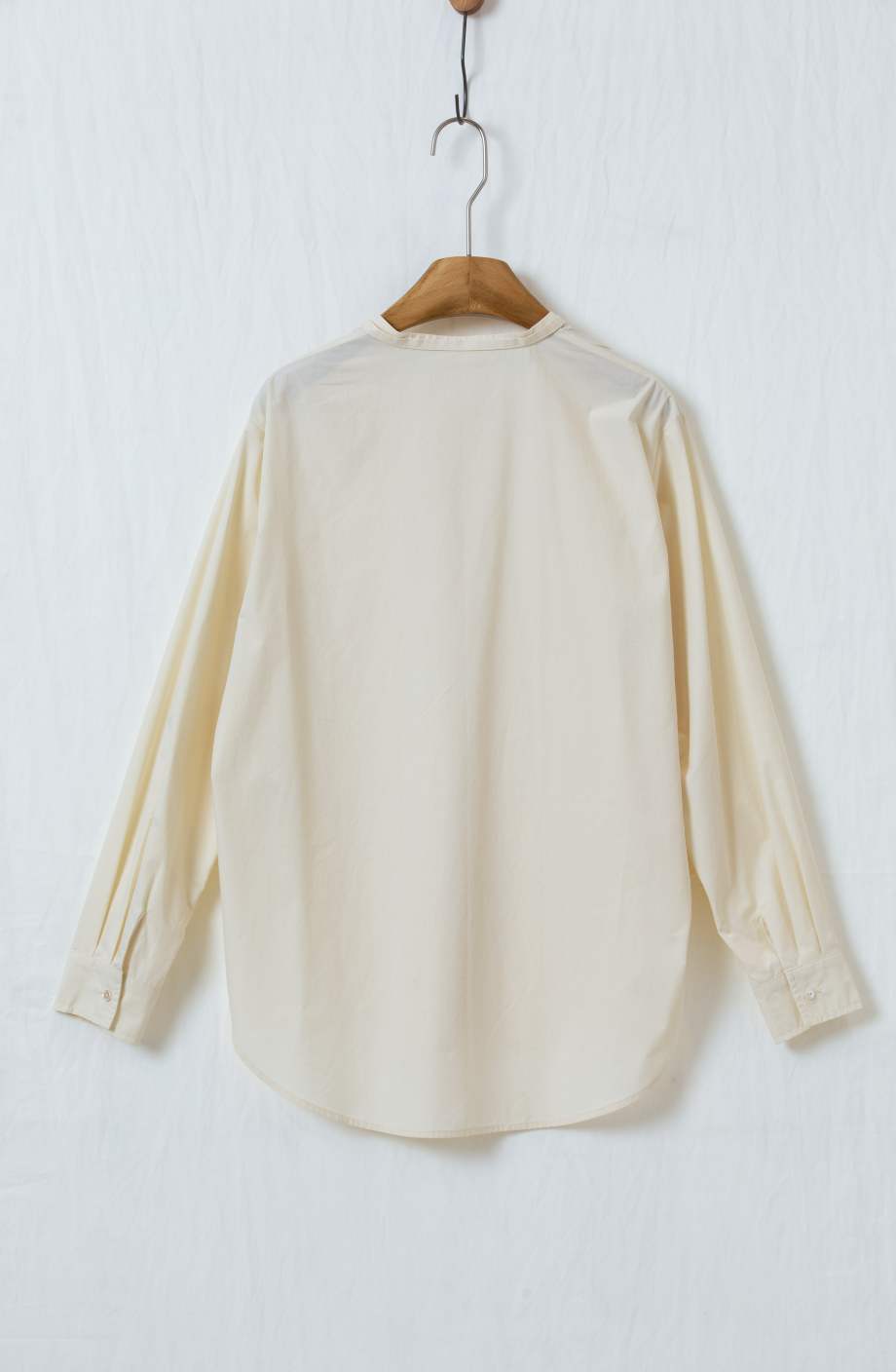 日系通勤スタンドカラーシャツ