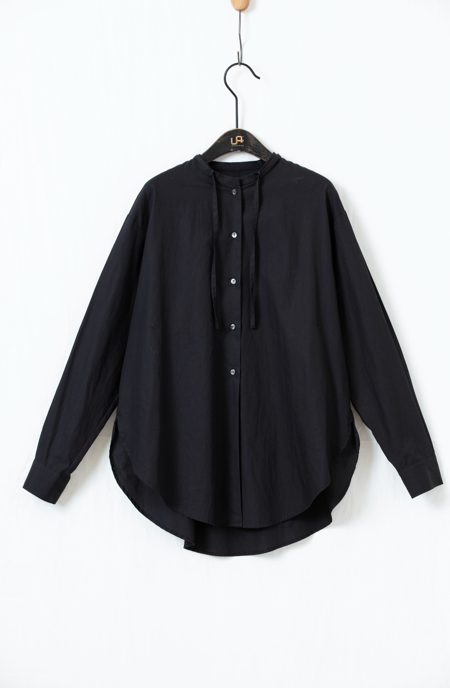 日系通勤スタンドカラーシャツ