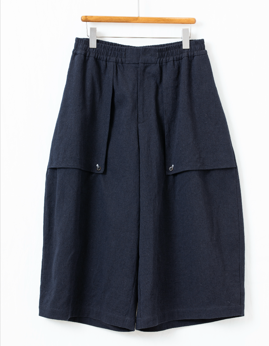 レイヤード風ヴィンテージスカートパンツ