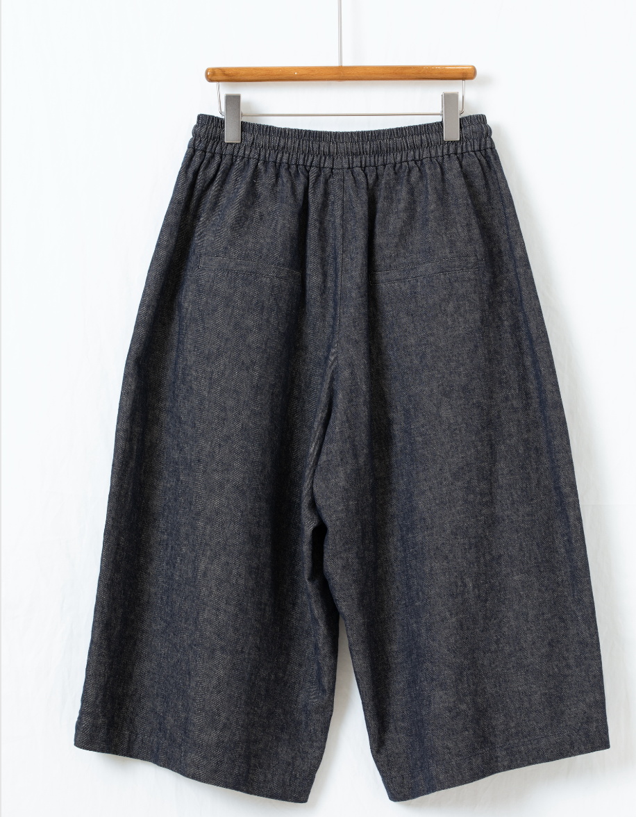 レイヤード風ヴィンテージスカートパンツ