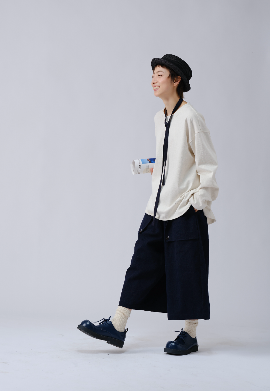クルーネックカジュアルスウェット