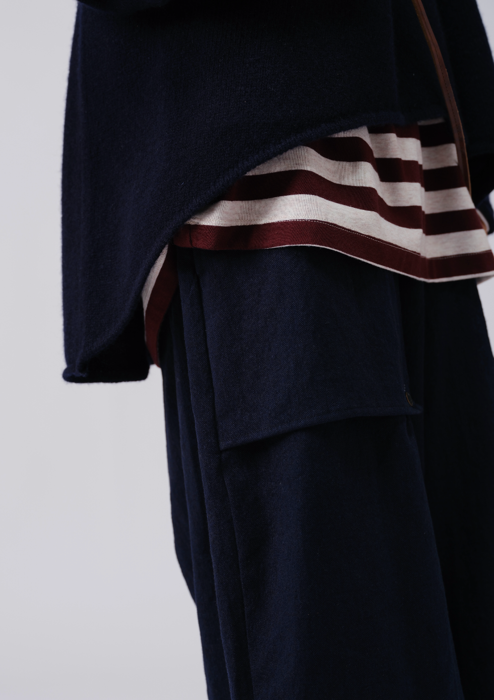 デザインニットカーディガン